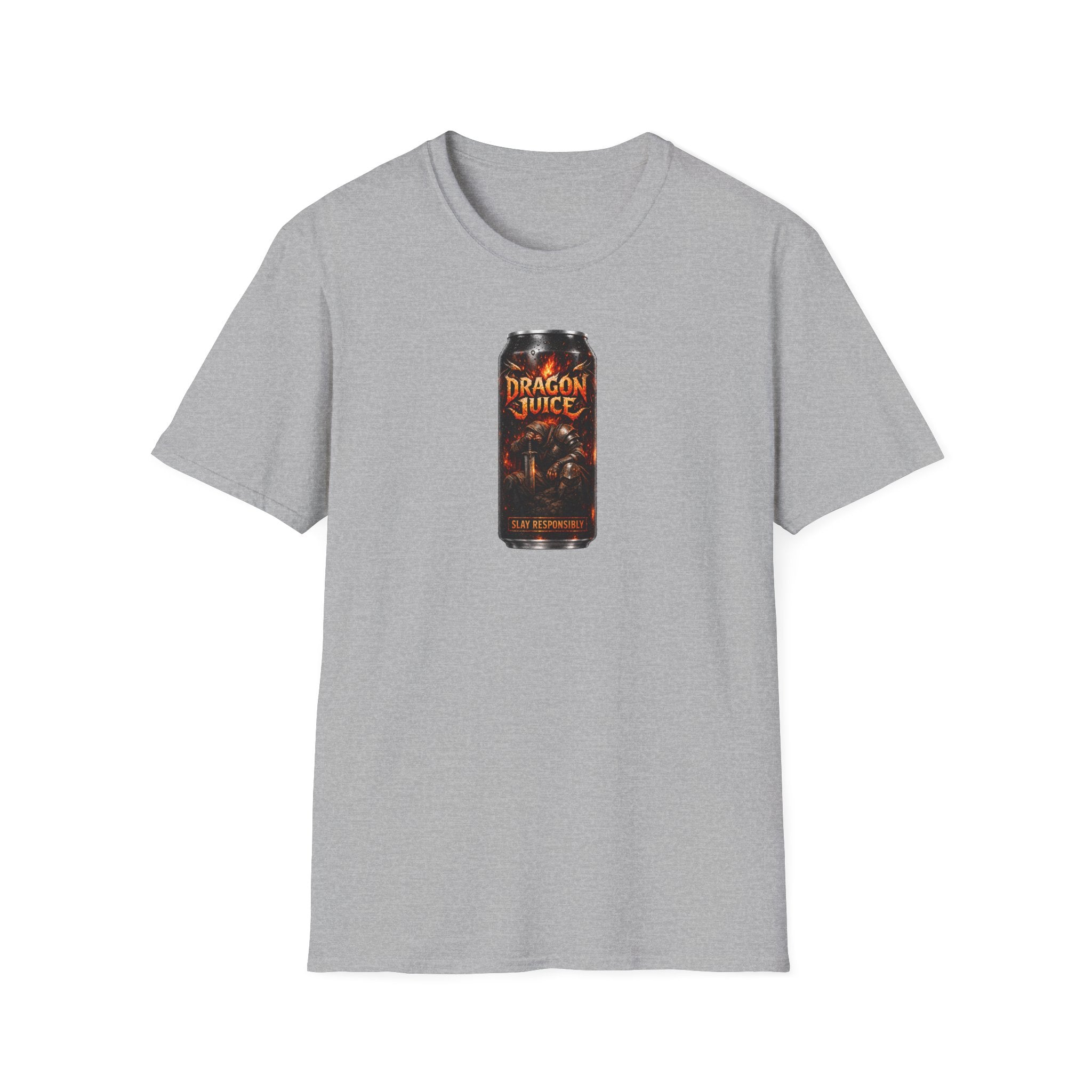 Dragon Juice Can 'Slay Responsibly' Graphic T-Shirt