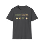 Debuff: Existing Funny Gamer RPG Icon T-Shirt