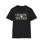 Chaotic Neutral T-Shirt — D20 Flame RPG Gamer Tee (Perfectly Balanced)