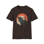 Mythic Yeti Beast Sunset T-Shirt - Vintage Monster Graphic Tee