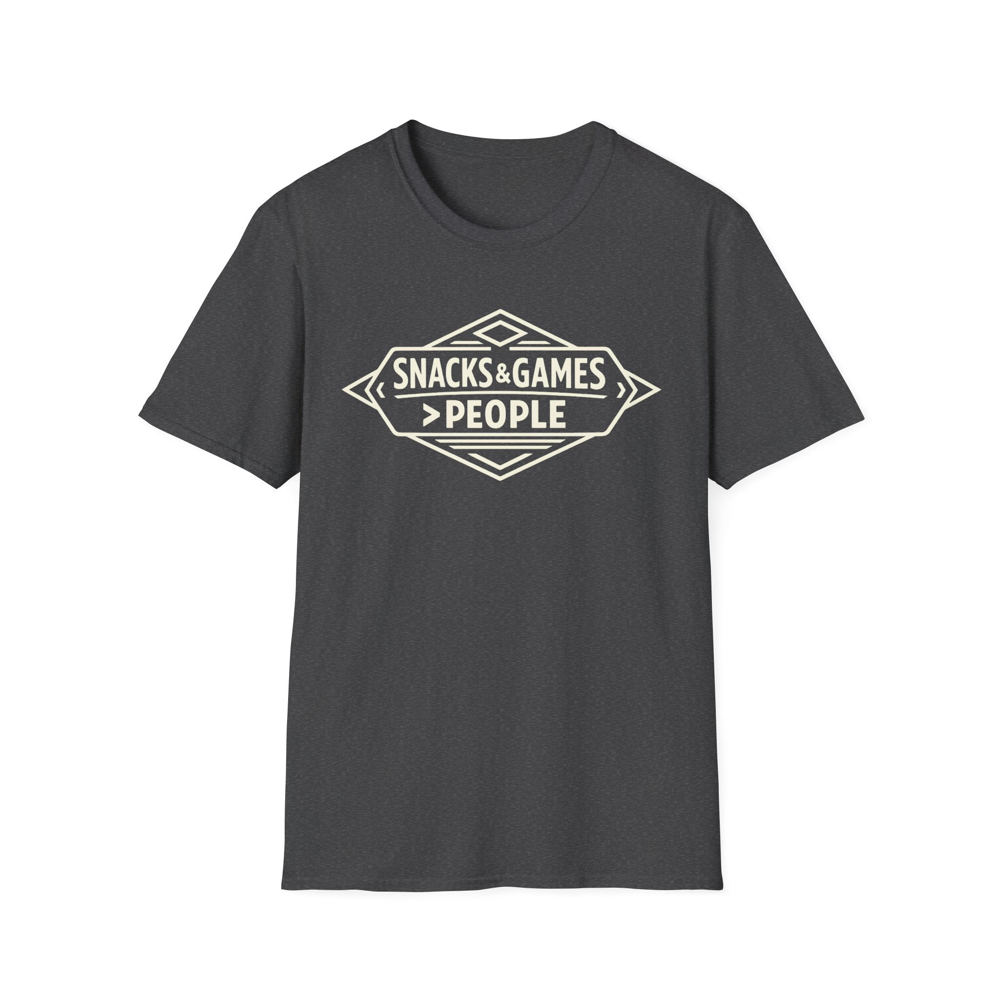 Snacks & Games > People T-Shirt - Funny Gamer Snack Tee
