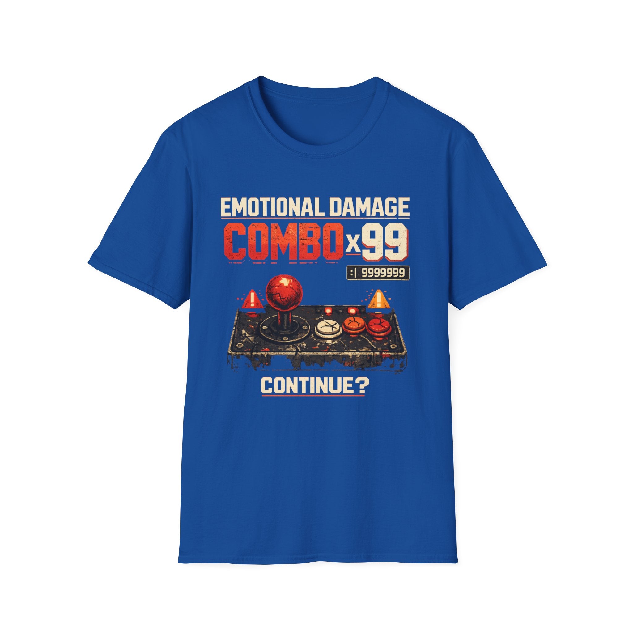 Emotional Damage Combo x99 Retro Arcade Gamer T-Shirt