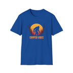 Cryptid Vibes T-Shirt — Bigfoot Sunset Graphic Tee