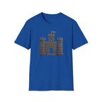 Stone Castle Graphic T‑Shirt — Brick Fortress Illustration Tee