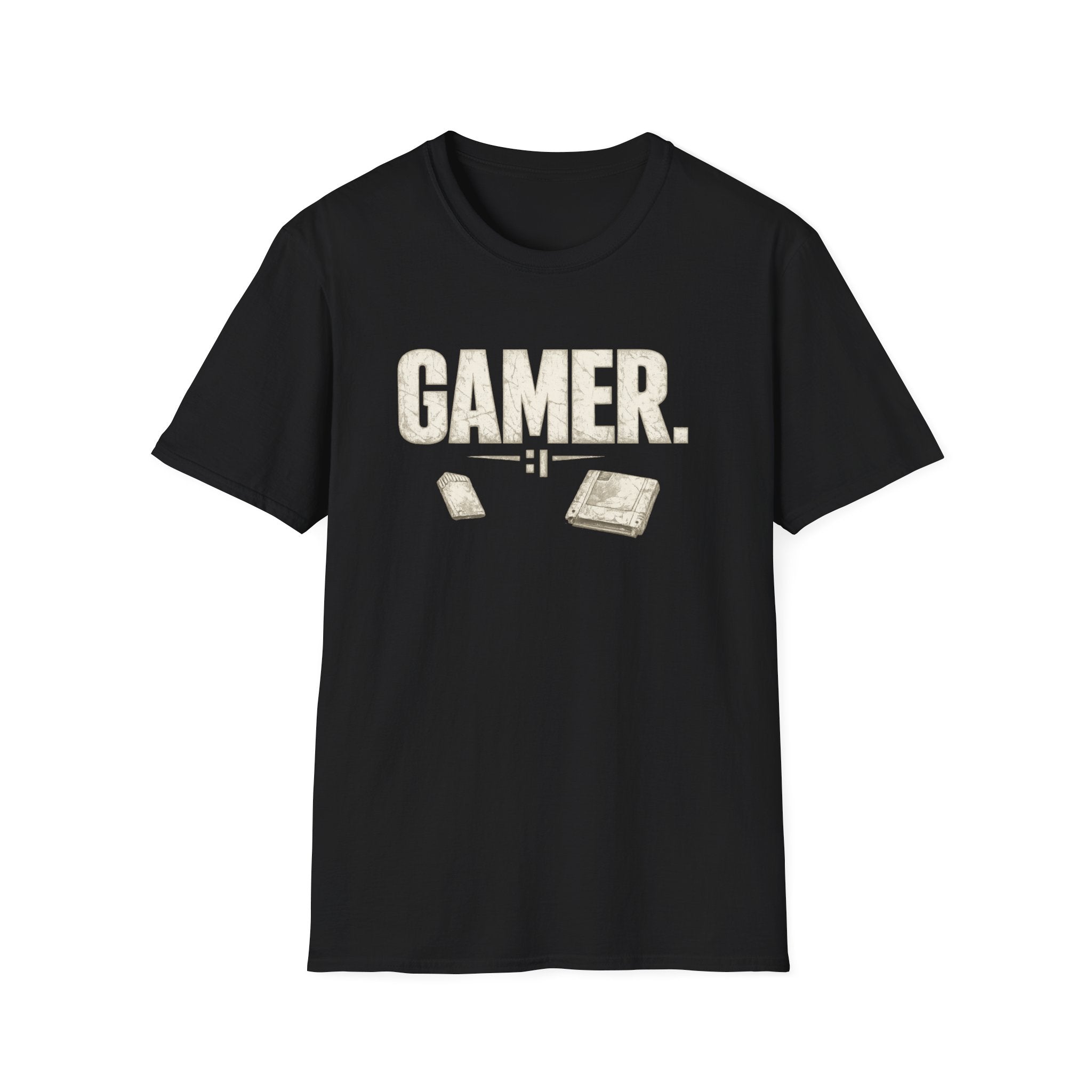 "Gamer" T-Shirt - Retro Console Graphic Tee