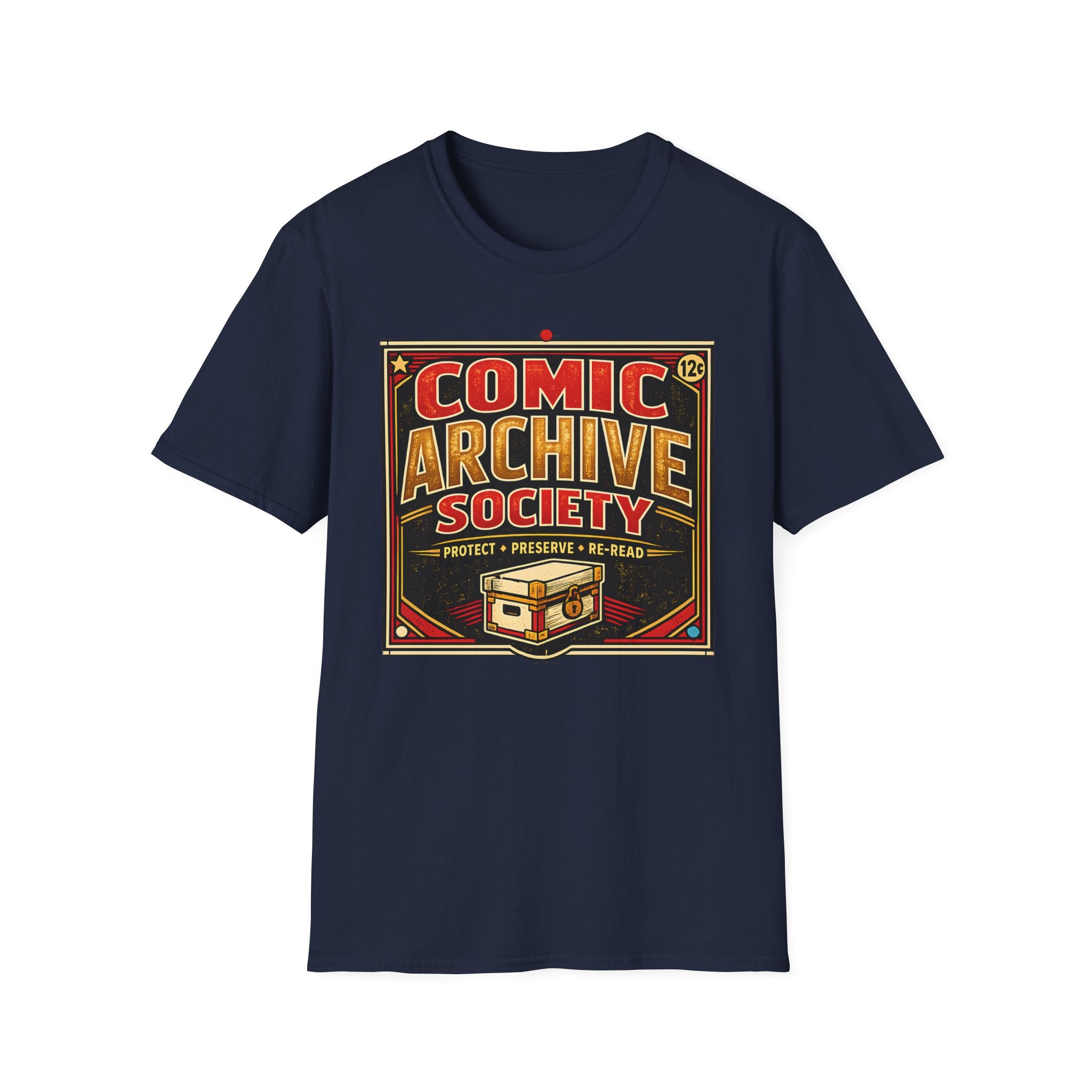 Comic Archive Society T-Shirt - Vintage Comic Book Collector Tee