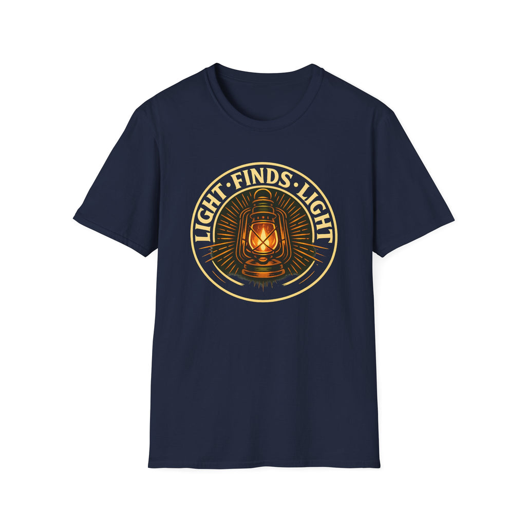 "Light Finds Light" Lantern Graphic T-Shirt
