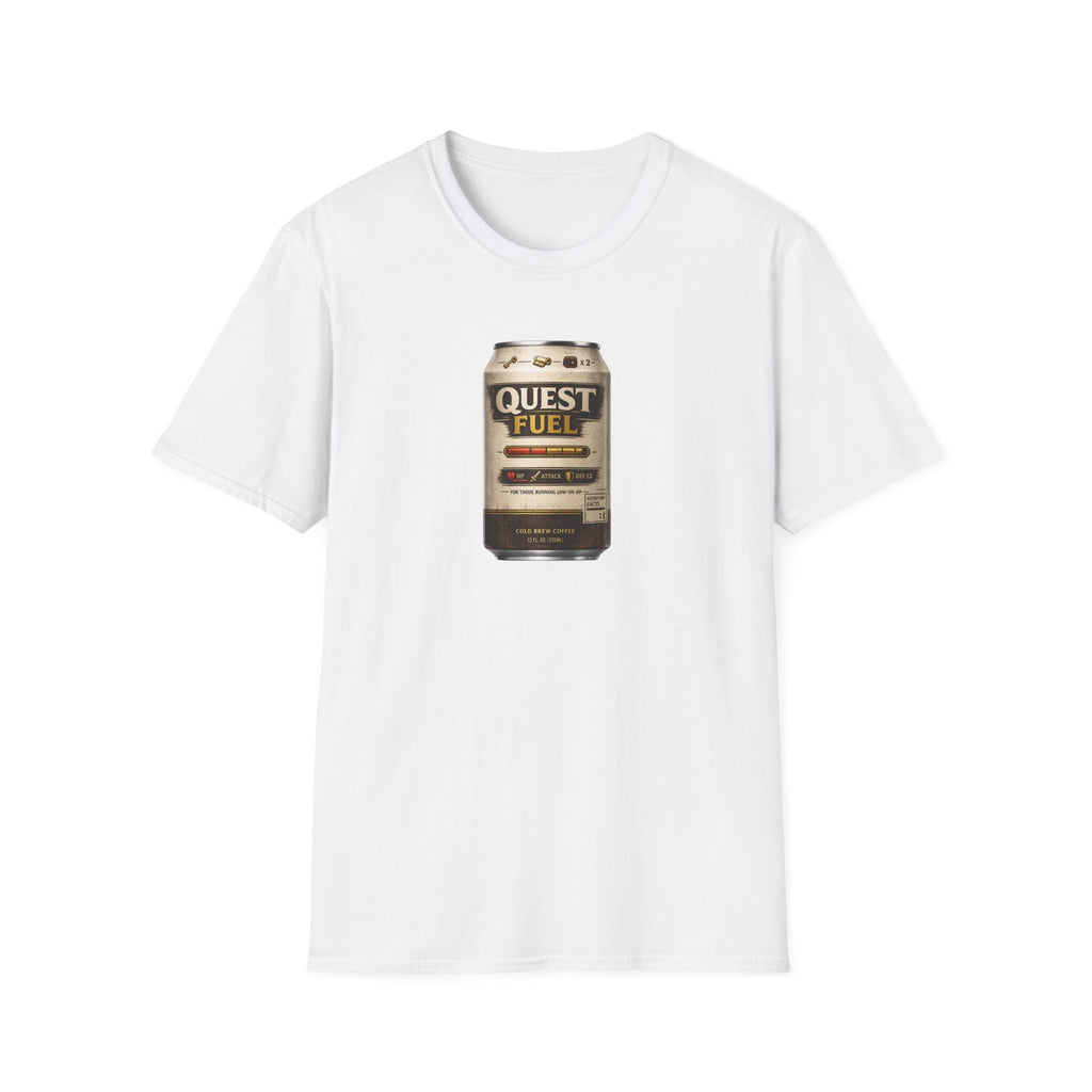 Quest Fuel Retro Cold Brew Coffee Graphic T-Shirt