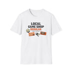 Local Game Shop Regular T‑Shirt — Gamer D20, Loyalty Card & Game Night Design