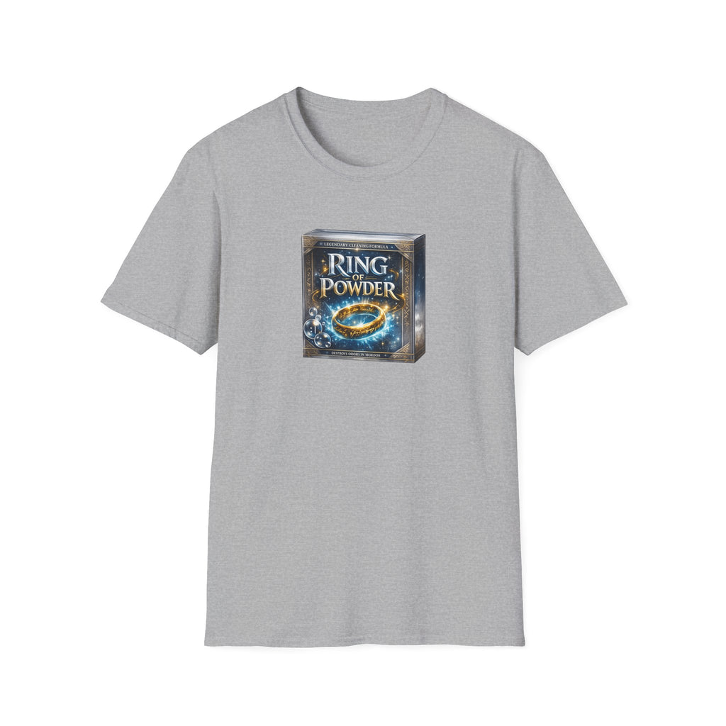 Ring of Powder Laundry Soap Fantasy Parody T-Shirt