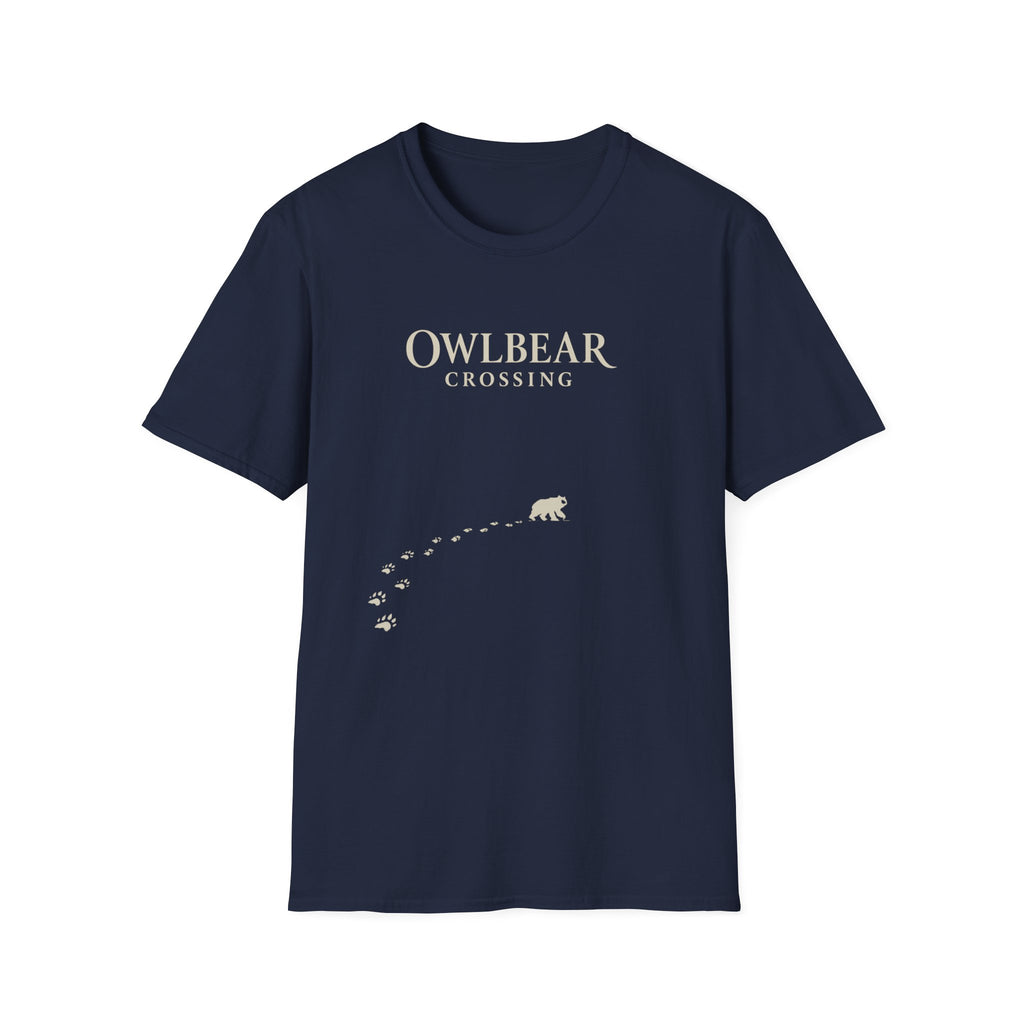 Owlbear Crossing T‑Shirt — Cute Fantasy Creature Graphic Tee