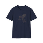 Pegasus Line Art T-Shirt — Minimal Winged Horse Graphic Tee