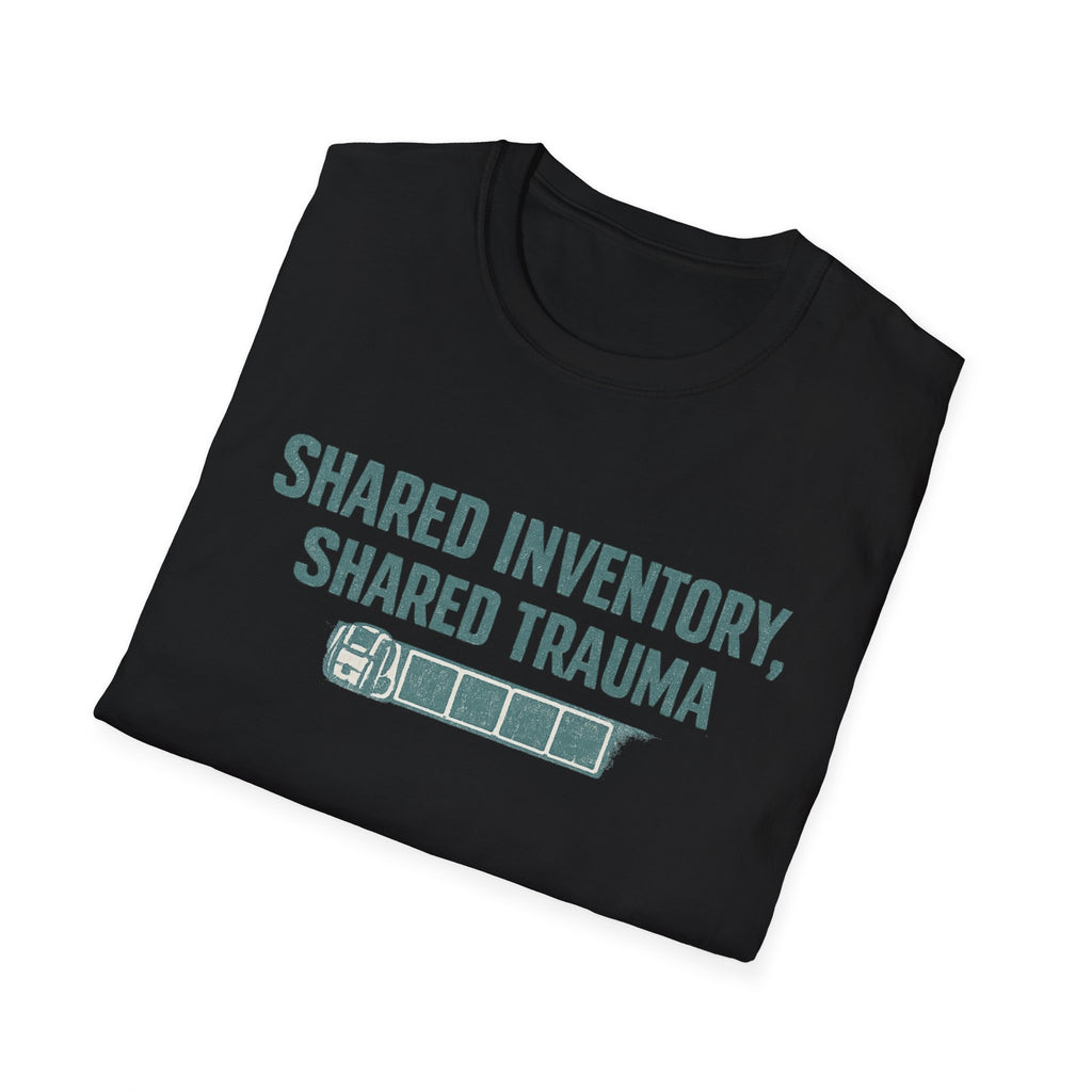Shared Inventory, Shared Trauma Distressed T-Shirt