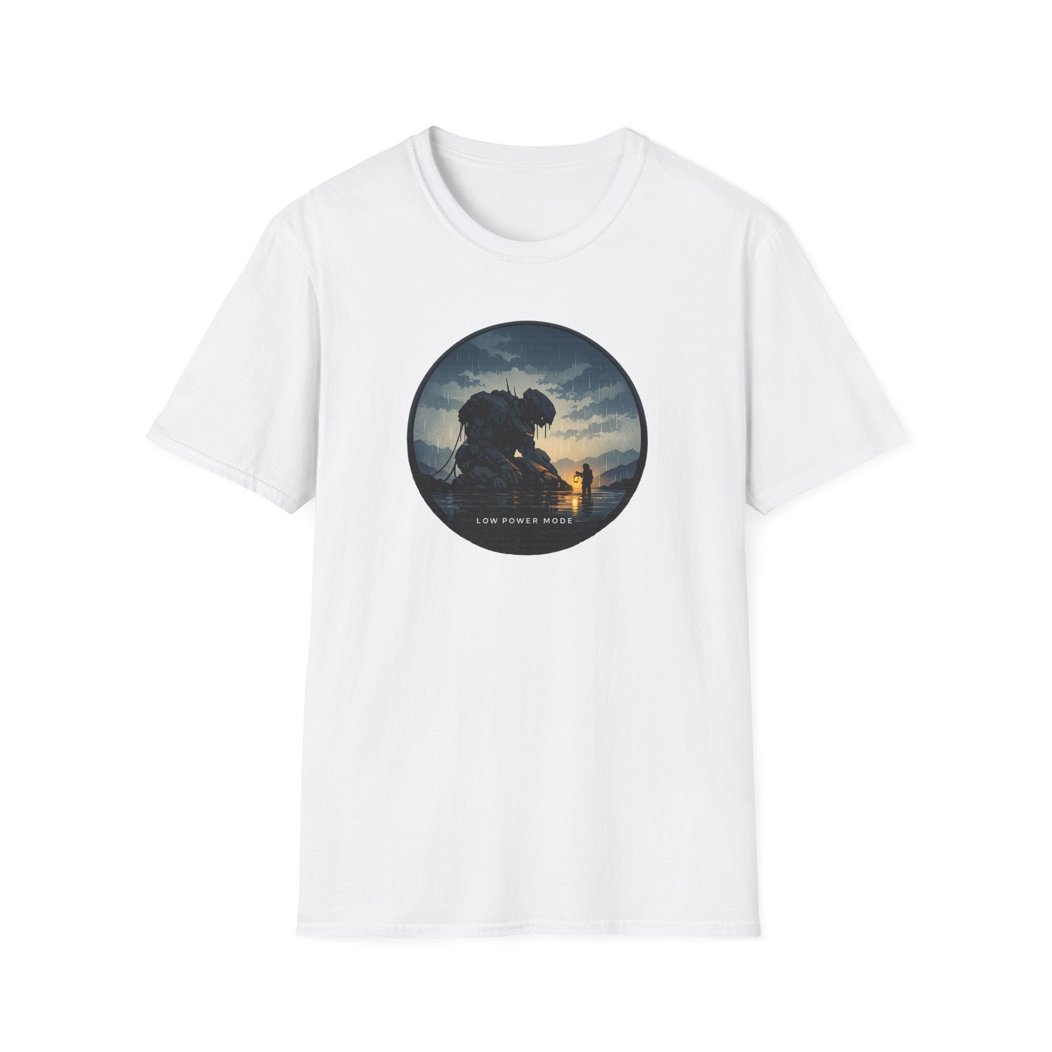 'Low Power Mode' T-Shirt — Sunset Illustration Tee