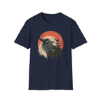 Mythic Yeti Beast Sunset T-Shirt - Vintage Monster Graphic Tee