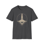 Stylized Star Fighter T-Shirt - Vintage Sci‑Fi Starship Graphic