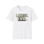 Lawful Evil Graphic Tee — "Will Conquer for Profit" D&D Inspired T-Shirt