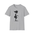 Cute Elf Firefly Jar Silhouette T‑Shirt - Whimsical Elf Graphic Tee