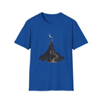 Mountain Peak T-Shirt — Minimal Moon & Golden Path Tee