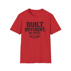 Built Different T‑Shirt - Graphic Tee for Confident, Humorous Style