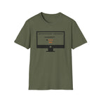 "Insufficient Balance" Retro Computer Screen Graphic T-Shirt