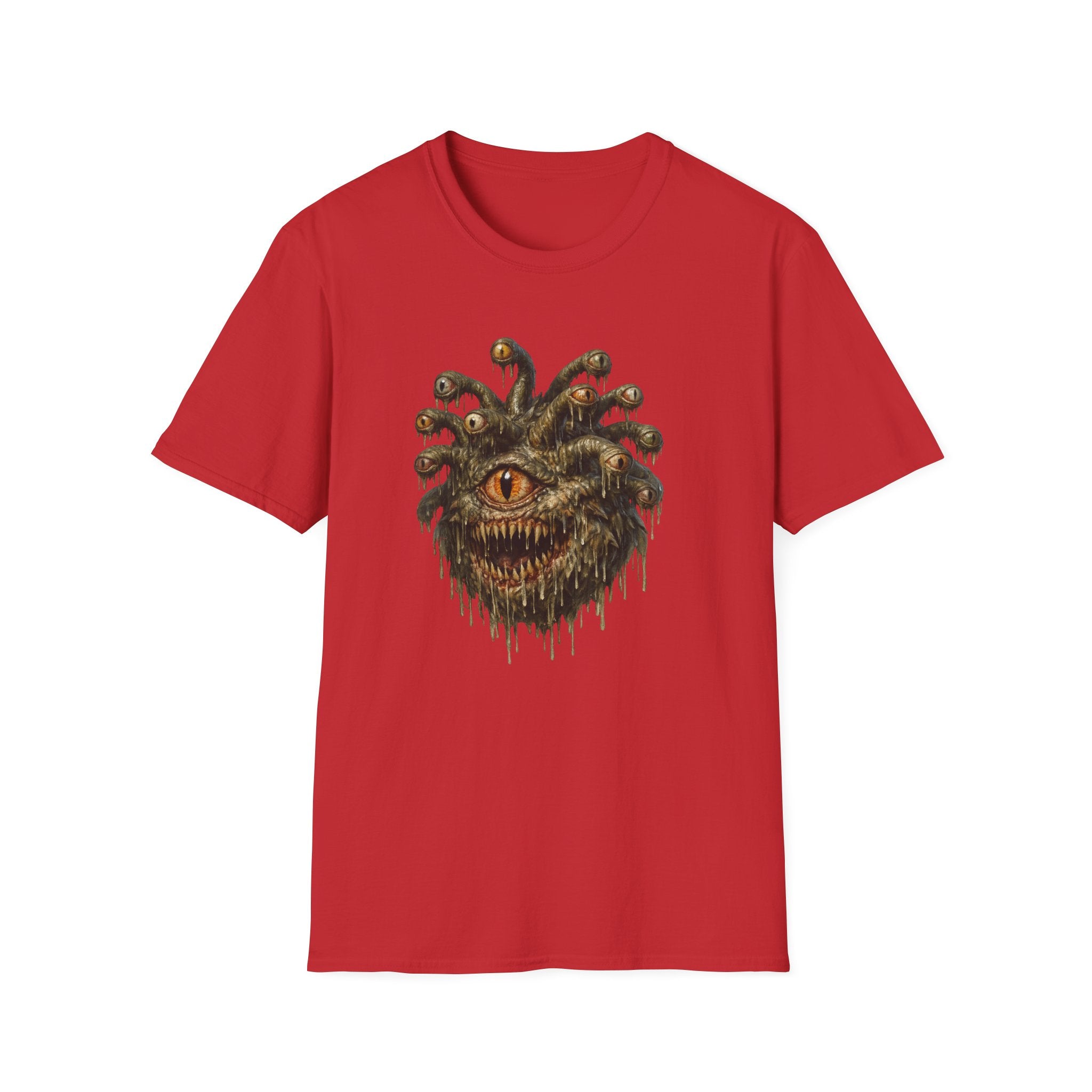 Beholder Monster T-Shirt — Fantasy D&D Eyestalk Creature Tee