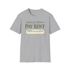 "Quest Log Updated: Pay Rent" Gaming T-Shirt