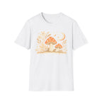 Whimsical Mushroom Moon T-Shirt - Forest Graphic Tee