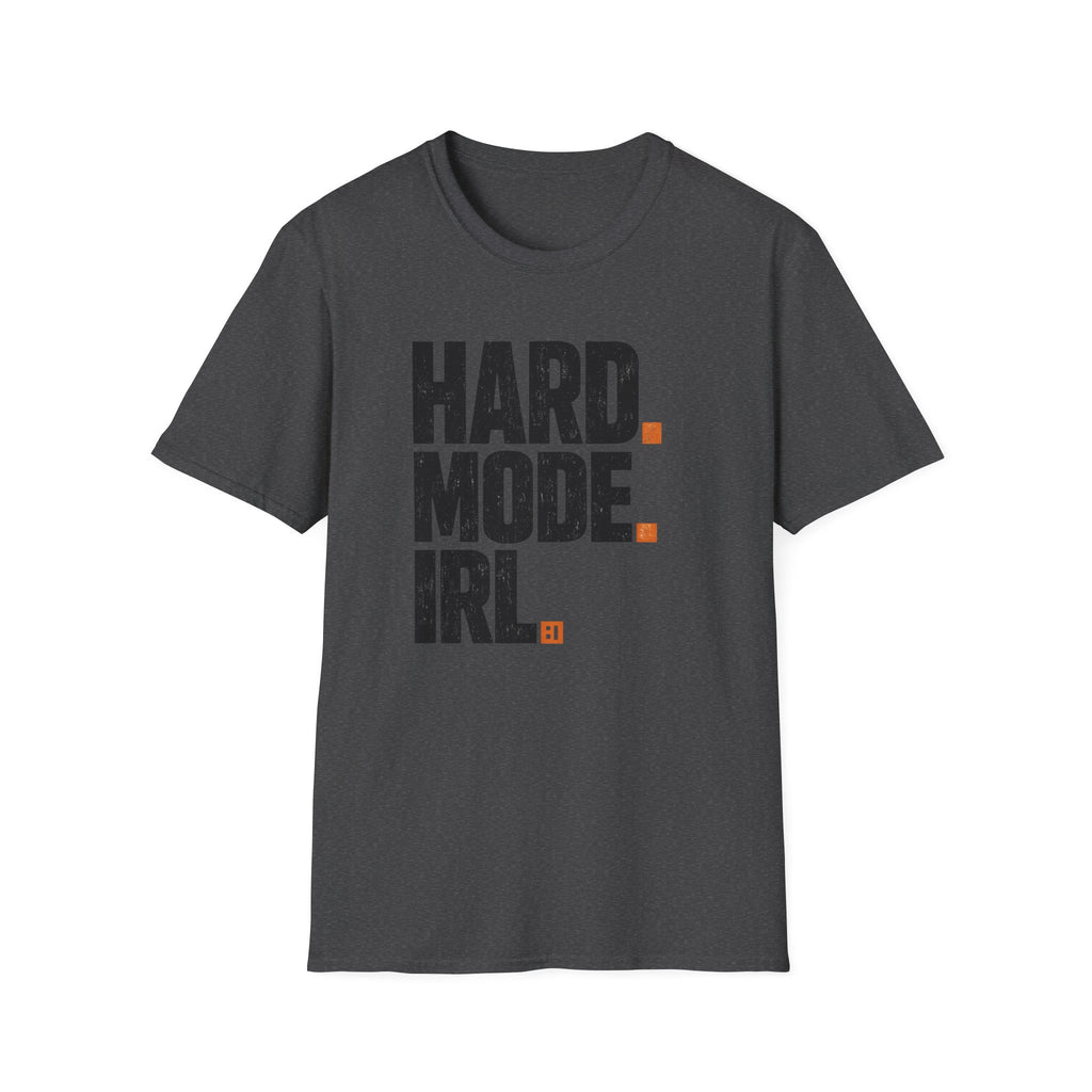 Hard Mode IRL Graphic T-Shirt - Bold Branded Gamer Tee