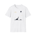 Dinosaur Kite T‑Shirt - Cute Story Book Fairy Tale Tee