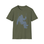 Swinger Bigfoot T-Shirt - Playful Sasquatch On A Swing Graphic Tee