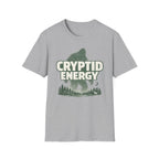 Cryptid Energy Bigfoot Forest Graphic T-Shirt