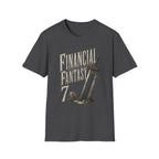 Financial Fantasy T-Shirt - Funny Retro RPG Parody Gamer Tee