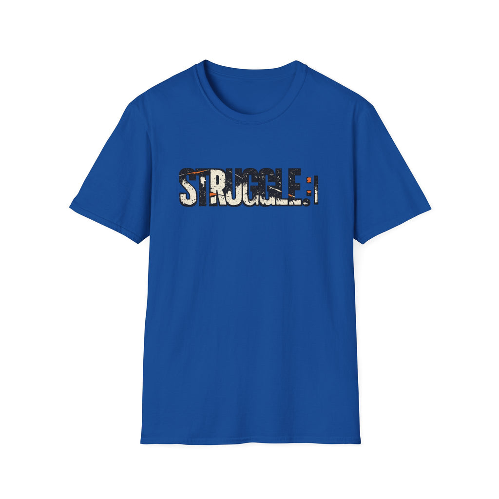 Struggle: Distressed Camo Graphic T-Shirt