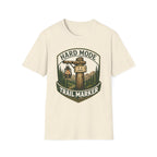 Hard Mode Trail Marker T-Shirt - Lantern Sign Graphic Tee