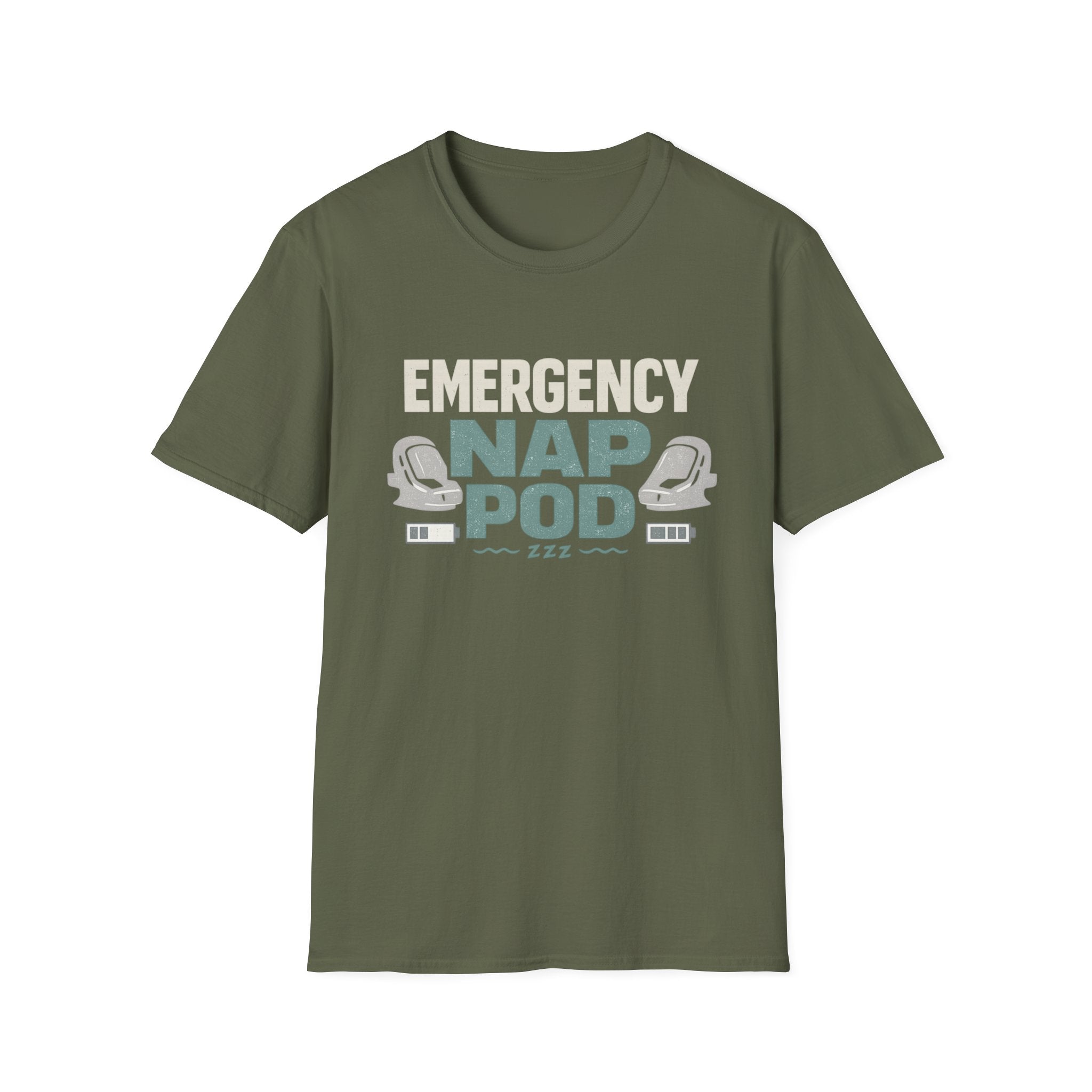 Emergency Nap Pod Funny Sci-Fi T-Shirt