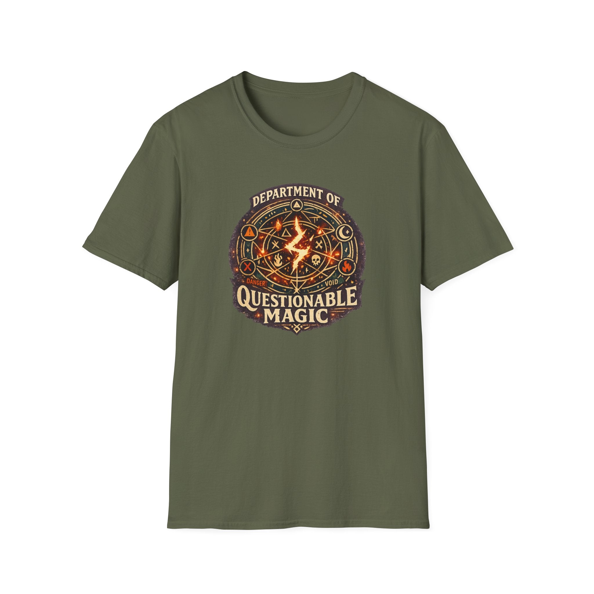 Department of Questionable Magic Vintage Emblem T-Shirt