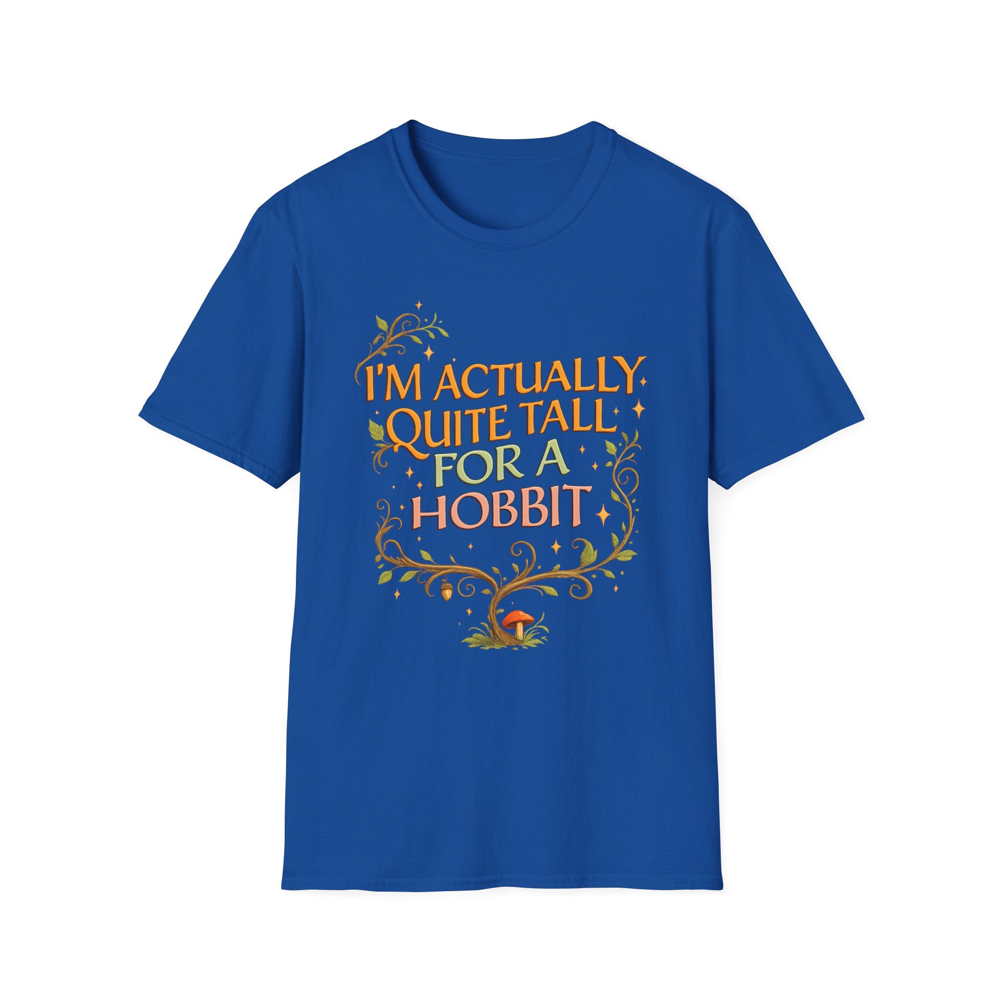 "I’m Actually Quite Tall for a Hobbit" Fantasy Graphic T-Shirt - Hobbit Quote Tee