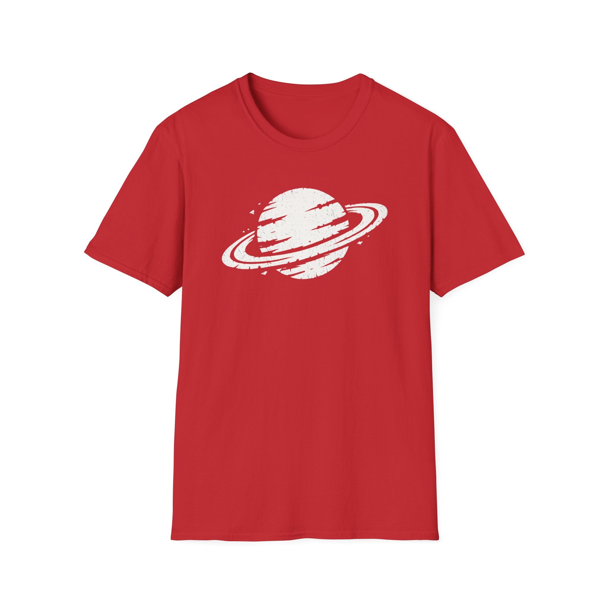 Distressed Saturn Graphic T-Shirt - Vintage Planet Space Tee