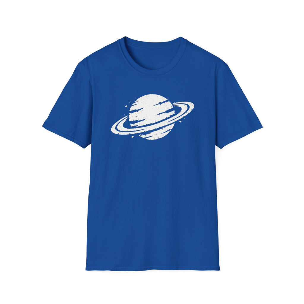 Distressed Saturn Graphic T-Shirt - Vintage Planet Space Tee