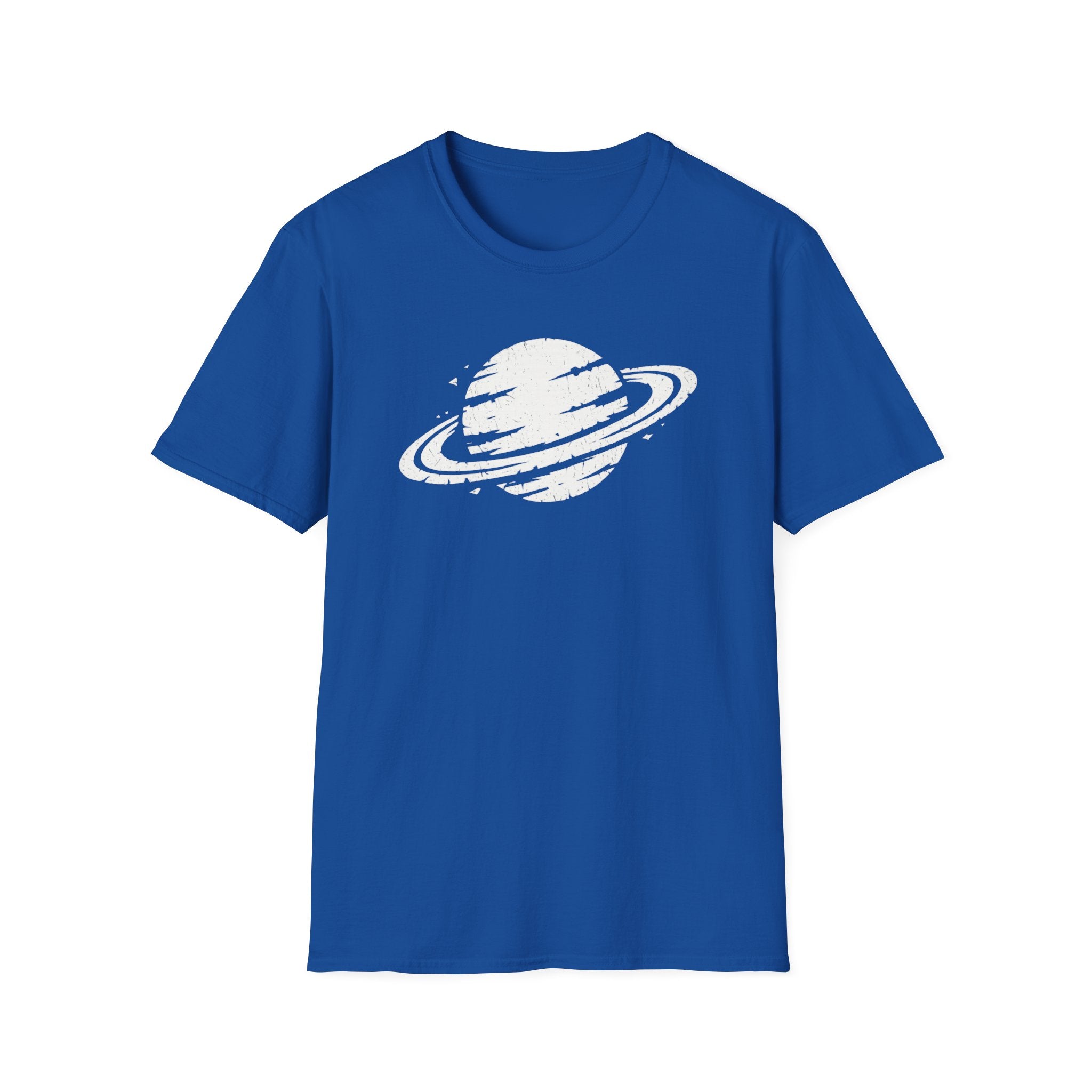 Distressed Saturn Graphic T-Shirt - Vintage Planet Space Tee