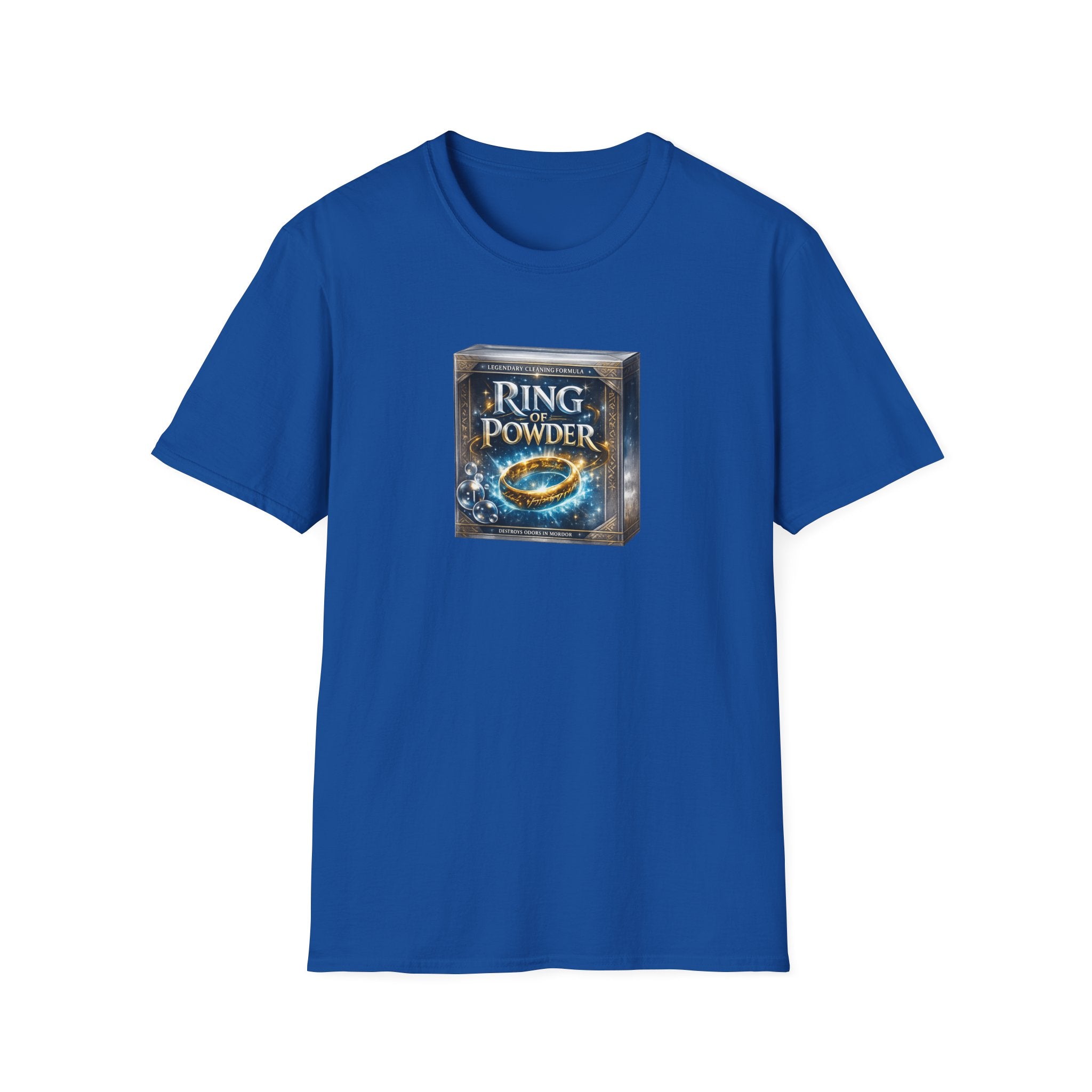 Ring of Powder Laundry Soap Fantasy Parody T-Shirt