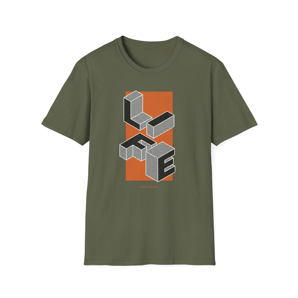 Vintage 'Life' Optical Illusion T-Shirt