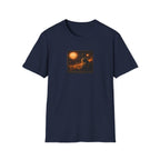 'Still Operational' T-Shirt - Cosmic Astronaut Sunset Graphic
