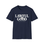 Lawful Good T-Shirt — 'Morale Is A Full-Time Job' RPG D&D Player Tee