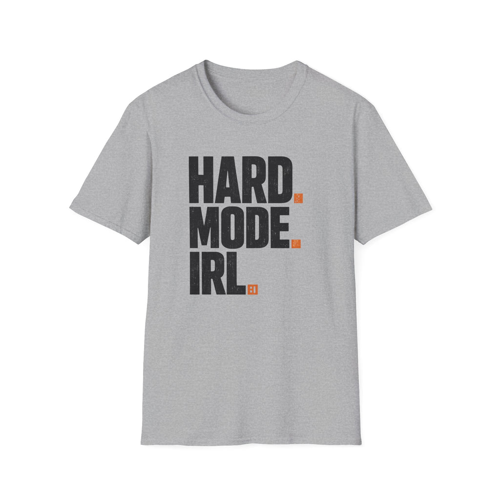 Hard Mode IRL Graphic T-Shirt - Bold Branded Gamer Tee