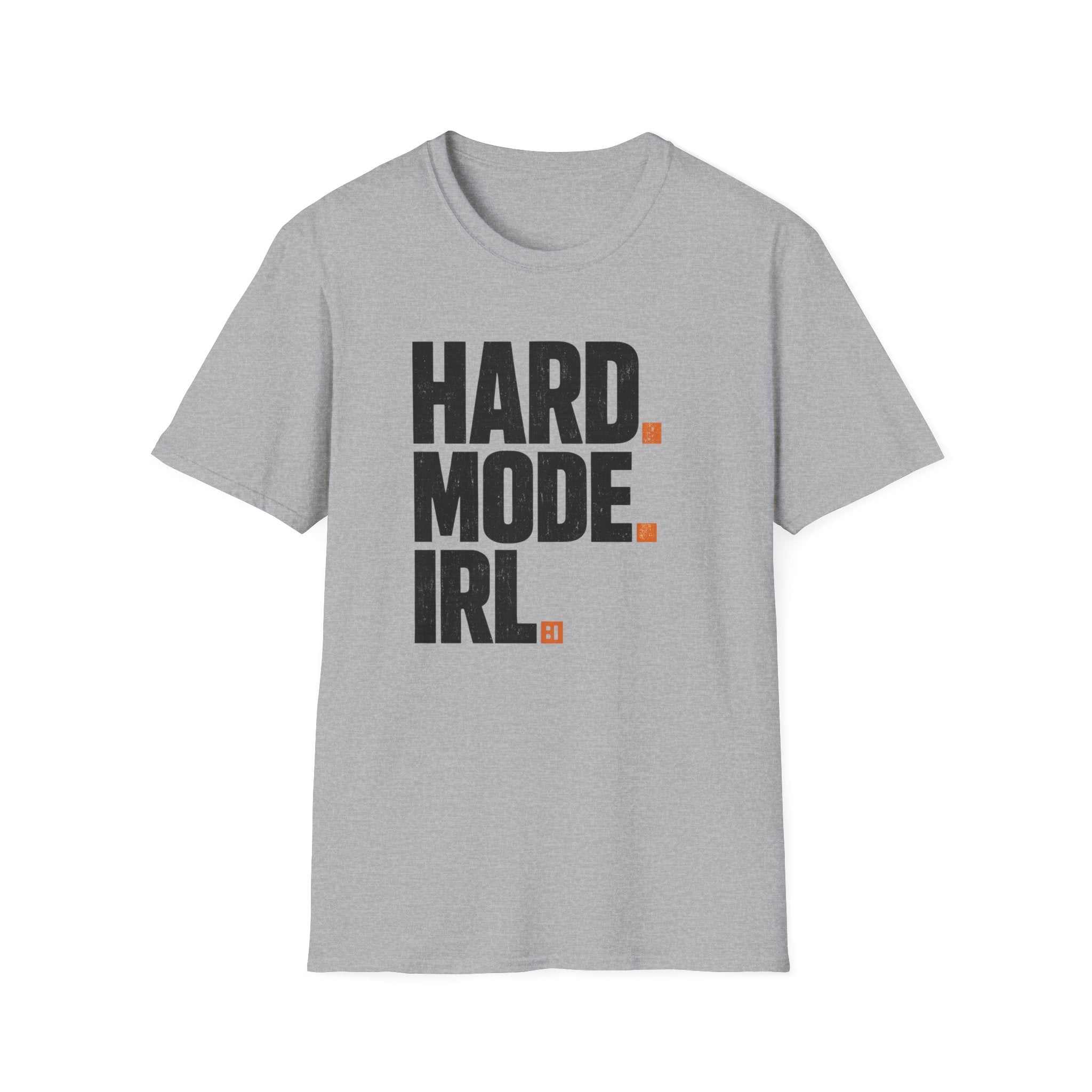 Hard Mode IRL Graphic T-Shirt - Bold Branded Gamer Tee
