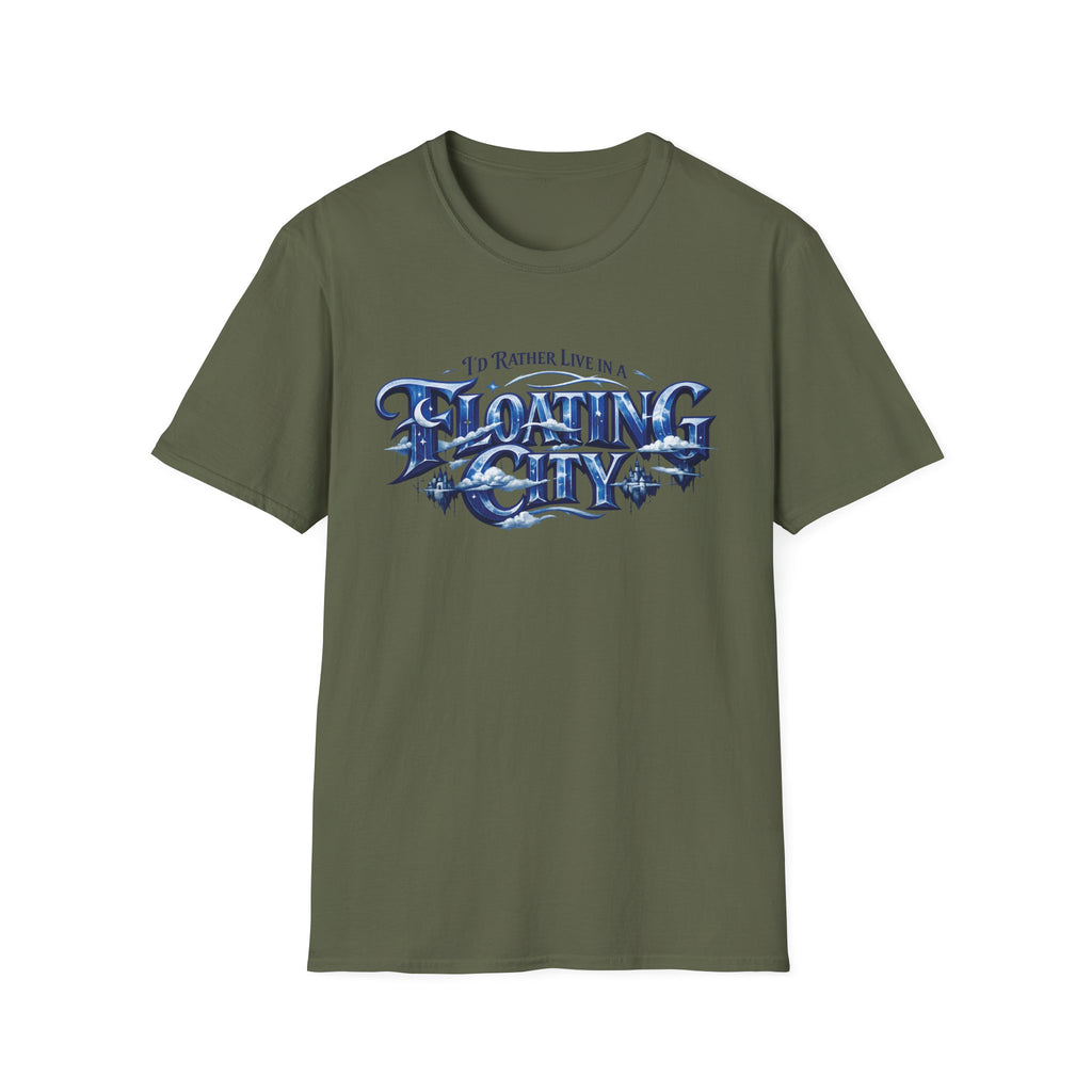 I'd Rather Live in a Floating City T-Shirt - Fantasy Tee