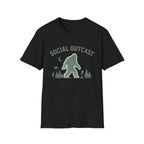 "Social Outcast" Bigfoot Graphic T-Shirt