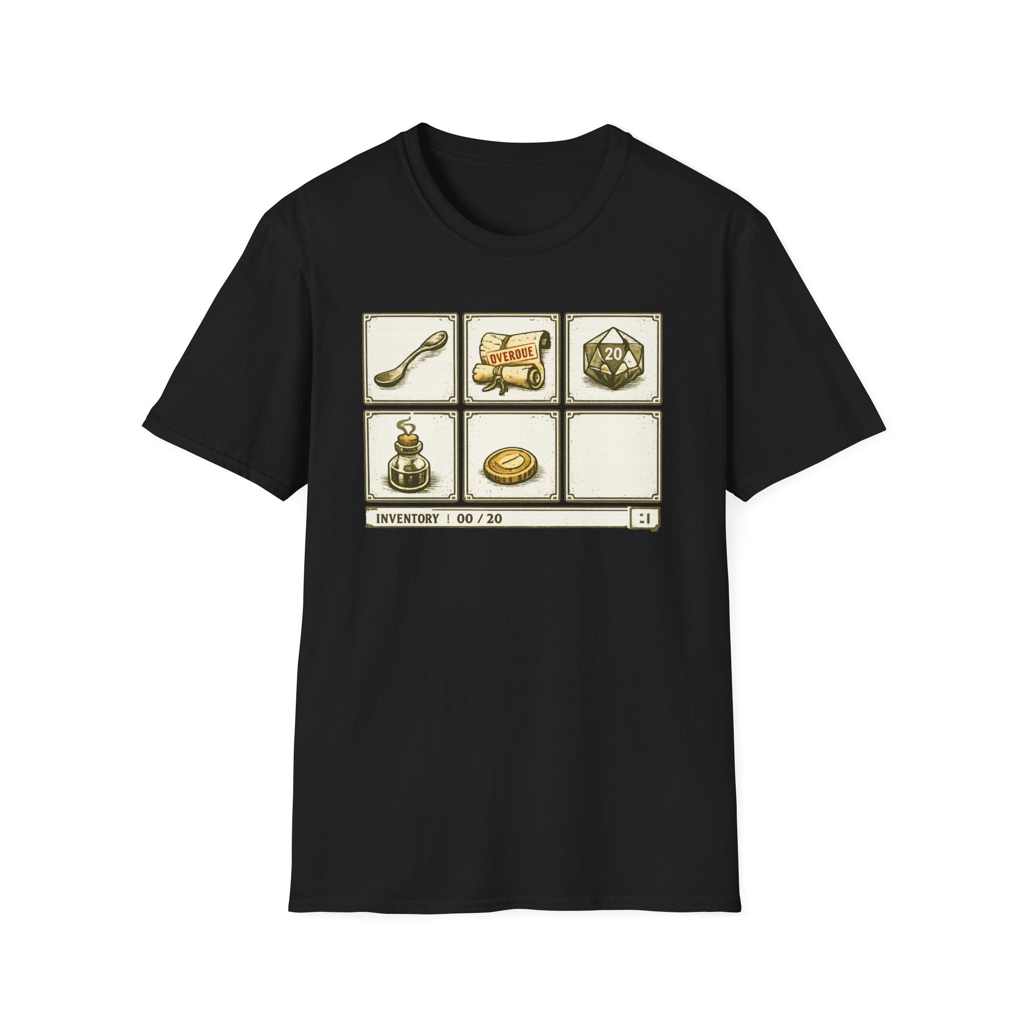 Funny RPG Inventory Loot Icons T-Shirt